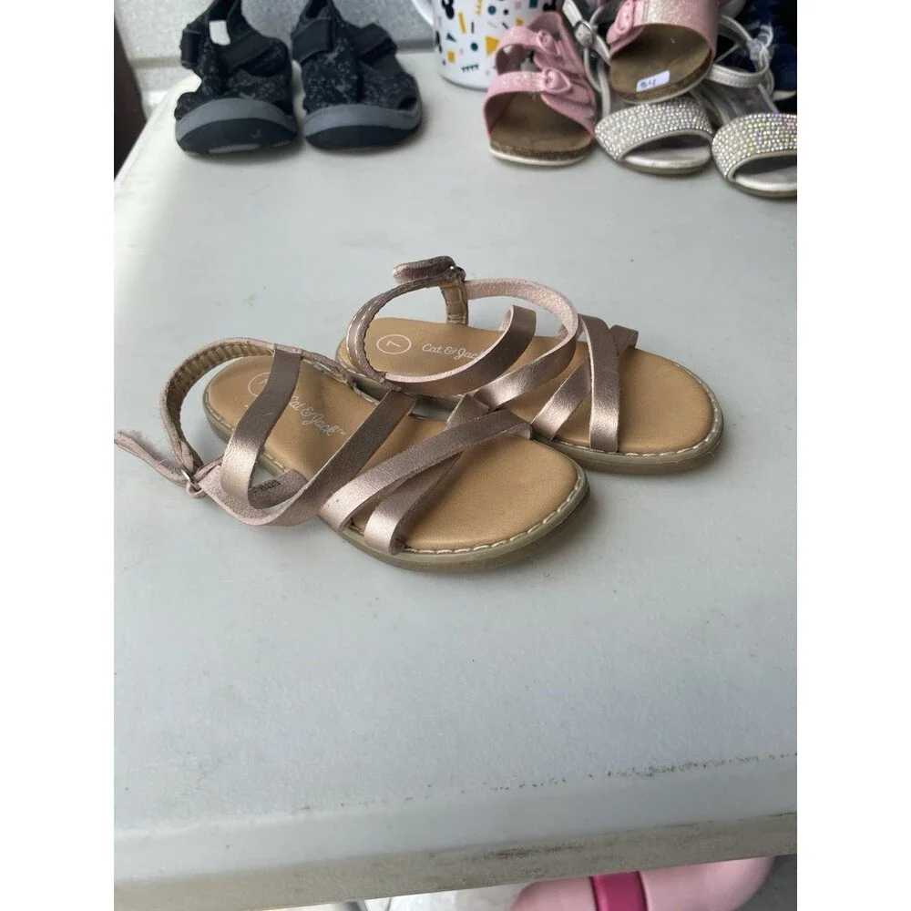 Cat & Jack Keds Toddler Girls Shoe Lot Size 7 Sandals Water Mary Jane Sneaker